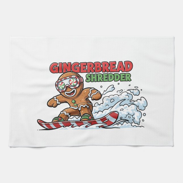 Cookie on Board Tea Towel (Horizontal)