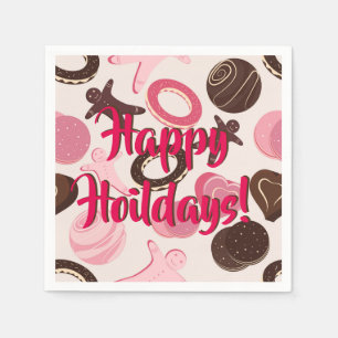 Cookie Party Fun Happy Holidays! Napkin