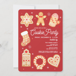 Cookie Party Invitation