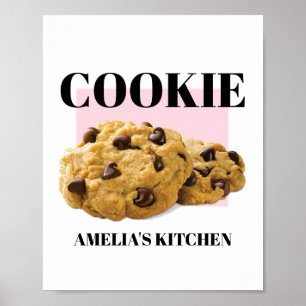 Cookie Poster, Kitchen Poster, Bakery Art Print