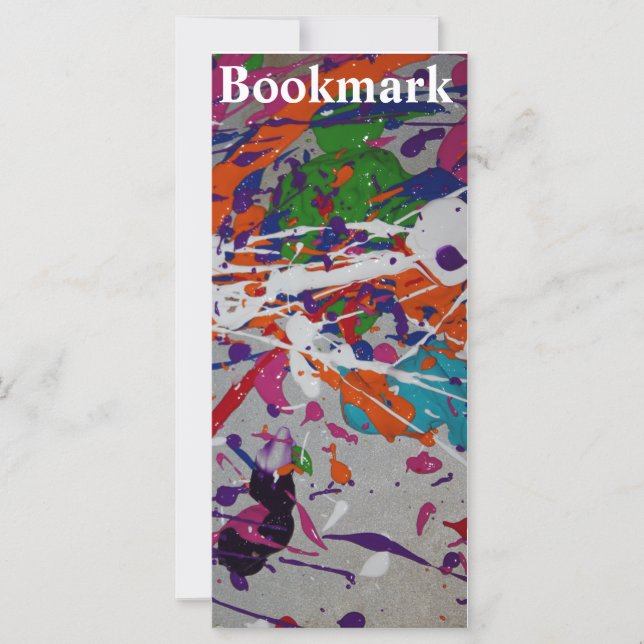 Cookie Sheet Painting - Bookmark (Front)