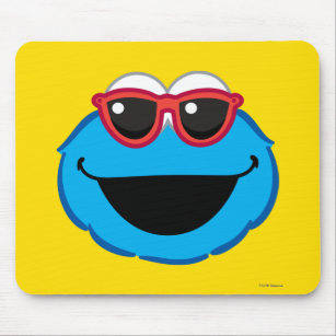 Cookie  Smiling Face with Sunglasses Mouse Pad