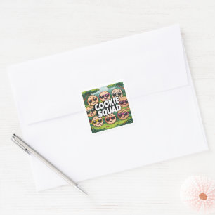 Cookie Squad Square Sticker