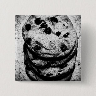 cookie stairs 15 cm square badge