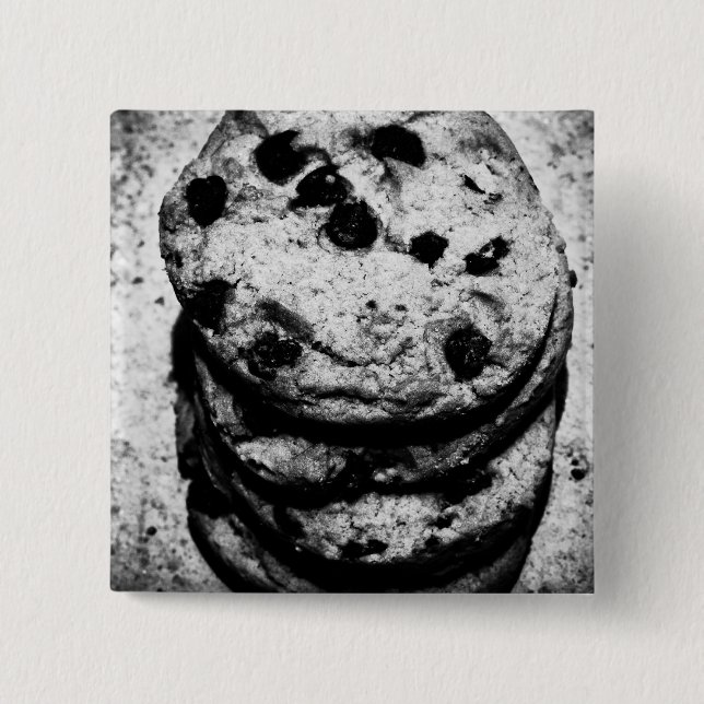 cookie stairs 15 cm square badge (Front)