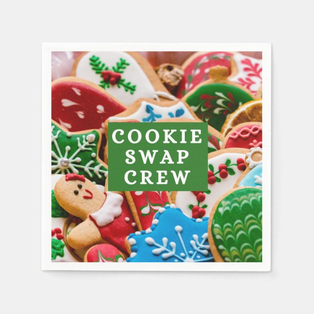 Cookie Swap Crew Napkin (Front)