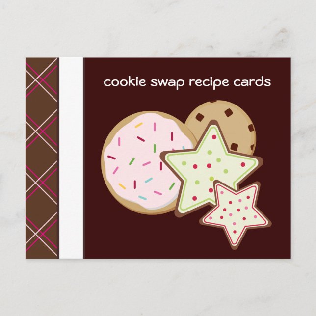 Cookie Swap Recipe Cards (Front)