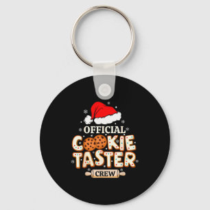 Cookie Taster Crew, Funny Christmas Baking Team Key Ring
