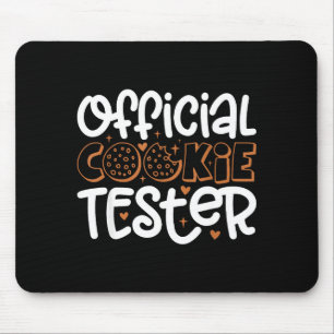 Cookie Tester Christmas Bakers Kids Toddler Xmas  Mouse Pad
