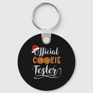 Cookie Tester Christmas Baking Team Key Ring