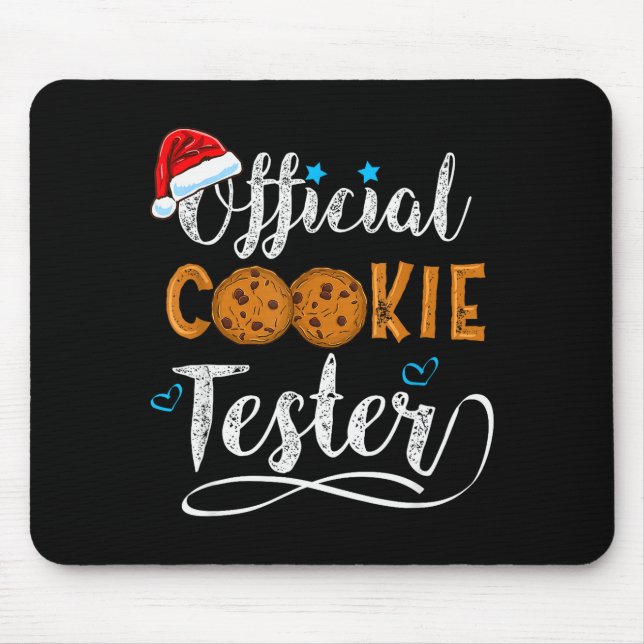 Cookie Tester Christmas Baking Team  Mouse Pad (Front)