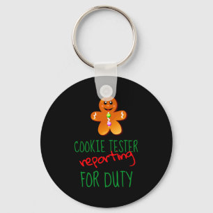 Cookie Tester Kids Hanes Tagless T Shirt Key Ring
