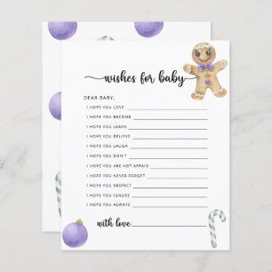 Cookie themes Party game wishes for baby