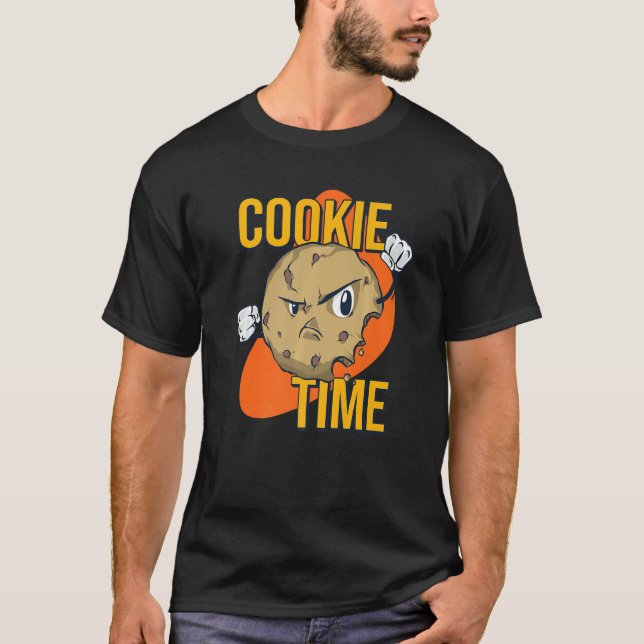 Cookie Time Baked Fresh Cookies T-Shirt (Front)