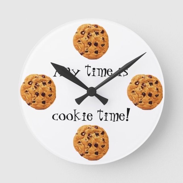 Cookie Time Round Clock (Front)