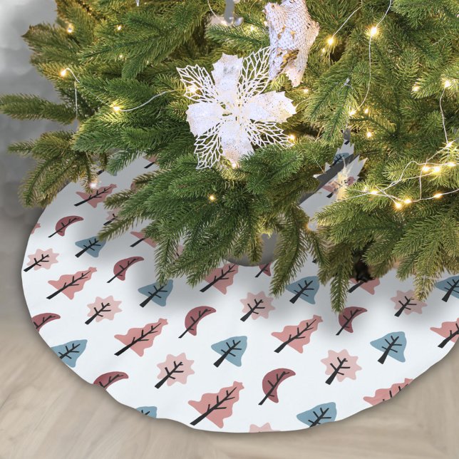 Cookie Tree Pattern Pastel Holiday Brushed Polyester Tree Skirt (Creator Uploaded)