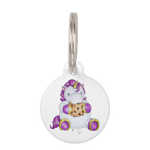 Cookie Unicorn Pet Tag