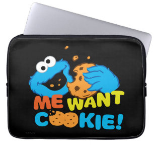 Cookie Wants Cookie Laptop Sleeve