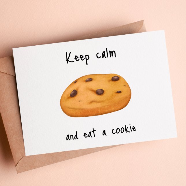 Cookie with Chocolate Chips Postcard (Creator Uploaded)