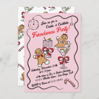 Cookies and Cocktails Christmas Friendsmas Party