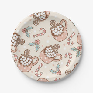 Cookies and Cocoa Birthday  Paper Plate