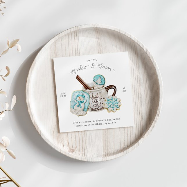 Cookies and Cocoa Holiday Party Invite (Creator Uploaded)