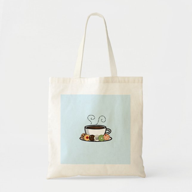 Cookies and coffee tote bag (Front)