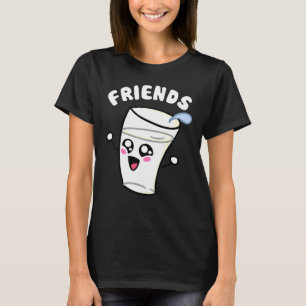 Cookies And Milk 2 Of 2 Couple Matching Best Frien T-Shirt