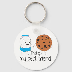 Cookies and Milk - Best Friends Key Ring