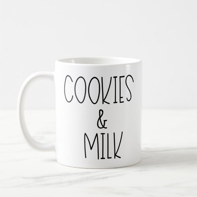 Cookies and Milk Coffee Mug (Left)