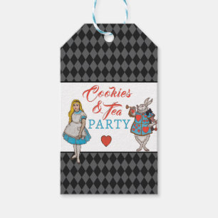 Cookies and Tea Party Invitation Gift Tags