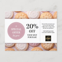 Cookies Bakery Baker Custom Coupon Discount
