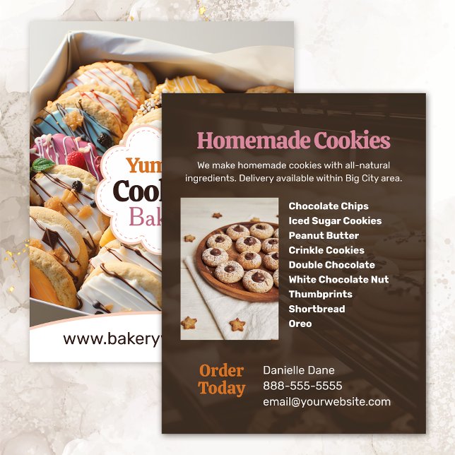 Cookies Bakery Flyer Template (Creator Uploaded)