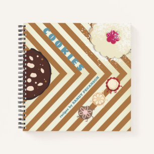 Cookies baking personalised cookbook recipe notebook
