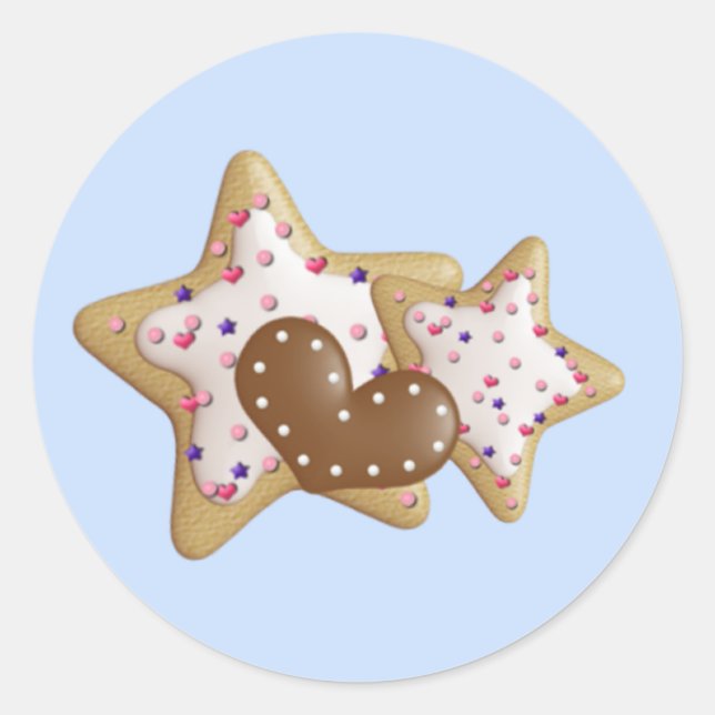 Cookies Classic Round Sticker (Front)