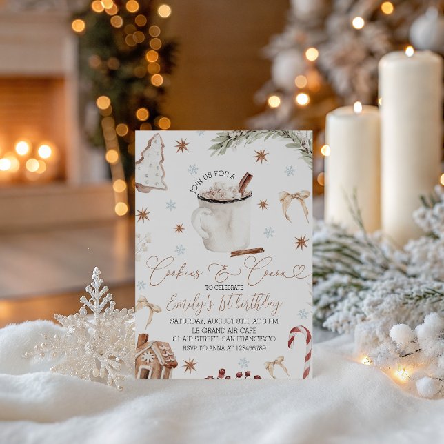 Cookies & Cocoa Birthday Invite (Creator Uploaded)