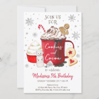 Cookies & Cocoa Hot Cocoa Winter Birthday