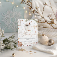 Cookies & Cocoa Thank You Card