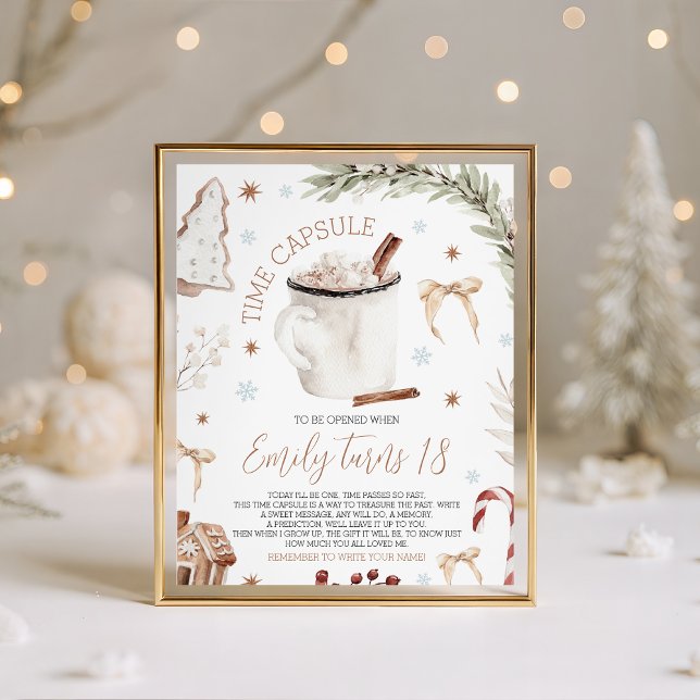 Cookies & Cocoa Time Capsule Sign (Creator Uploaded)