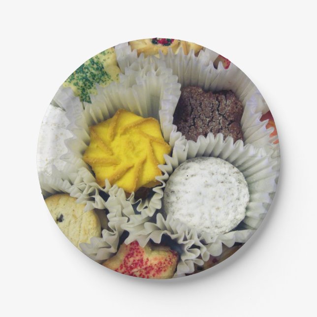 Cookies Custom Paper Plates - 7 inches (Front)
