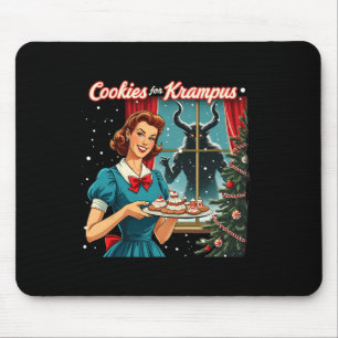 Cookies For Krampus Funny Christmas Xmas Krampus G Mouse Pad