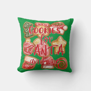 Cookies For Santa And Me - Christmas Cushion