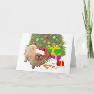 Cookies for Santa Claus Holiday Card