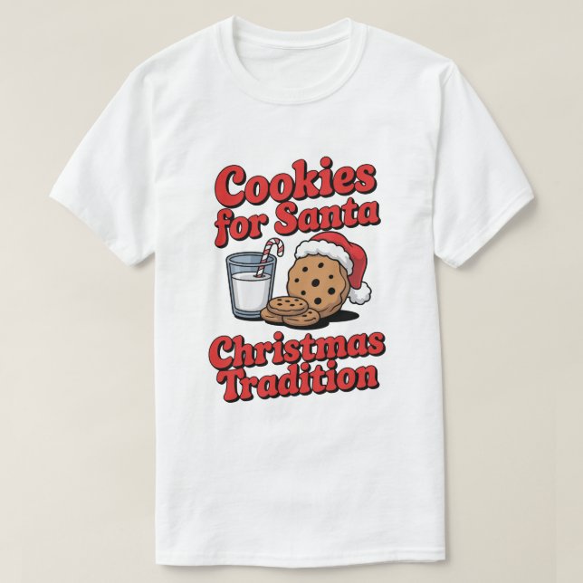 Cookies for Santa Tee (Design Front)