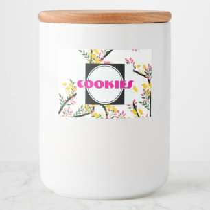 Cookies Good Food Container Label