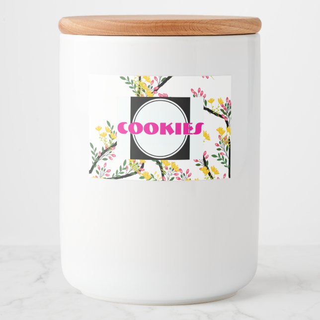 Cookies Good Food  Container  Label (Front)