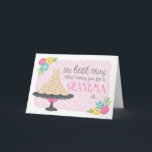 Cookies & Hugs Mother's Day Card for Grandma<br><div class="desc">.</div>