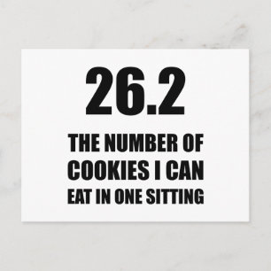 Cookies I Can Eat Marathon Postcard