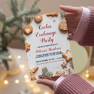 Cookies I Sweets Exchange Party Invitation