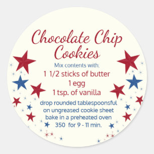 Cookies in a Jar Topper Classic Round Sticker